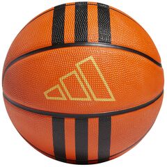 adidas Piłka 3 Stripes Rubber X3 HM4970, Kolor: pomarańczowy, Rozmiar: 5