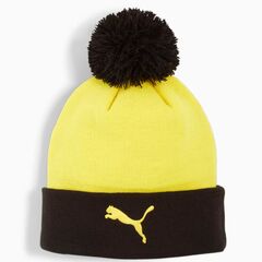 Puma Czapka Borussia Dortmund Pom Pom Beanie 025552-01, Kolor: żółty, Rozmiar: one size, 2 zdjęcie