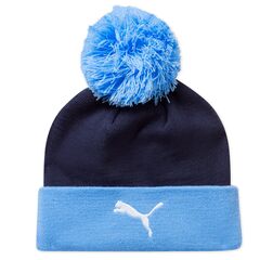 Puma Czapka Manchester City Pom Pom Beanie 025613-03, Kolor: niebieski, Rozmiar: one size, 2 zdjęcie