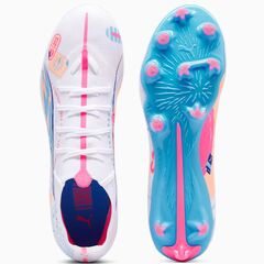 Puma Buty Ultra 5 Match Vol.Up FG/MG 108064-01 biało-niebieskie, 3 zdjęcie