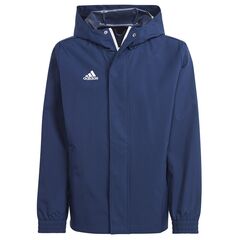 adidas Kurtka ENTRADA 22 AW Jacket Jr IK4012 niebieska, Kolor: granatowy, Rozmiar: 116 cm