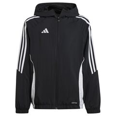 ADIDAS kurtka przeciewdeszczowa chłopięca IM8798 czarna, Kolor: czarny, Rozmiar: 116 cm