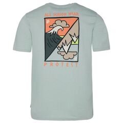 PROTEST Koszulka męska PRTABDIEL zielona, Kolor: szary, Rozmiar: M, 2 zdjęcie