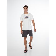 PROTEST Koszulka męska PRTCAARLO biała, Kolor: beżowy, Rozmiar: M, 5 zdjęcie