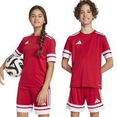adidas Koszulka SQUADRA 25 JSY Jr JJ0051 czerwona, Kolor: czerwony, Rozmiar: 176 cm