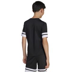 adidas Koszulka dziecięca czarna SQUADRA 25 JSY Y JJ0052, Kolor: czarny, Rozmiar: 176 cm, 3 zdjęcie