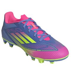 adidas Buty F50 Club FG/MG IE1245 niebiesko-różowe, Kolor: niebieski, Rozmiar: 46, 4 zdjęcie