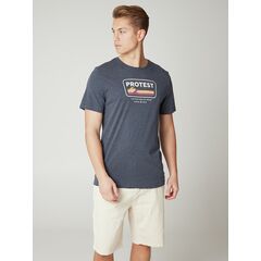 PROTEST Koszulka męska  PRTCAARLO niebieska, Kolor: granatowy, Rozmiar: XL, 2 zdjęcie