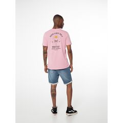 PROTEST Koszulka męska PRTHANNUS różowa, Kolor: różowy, Rozmiar: XL, 2 zdjęcie