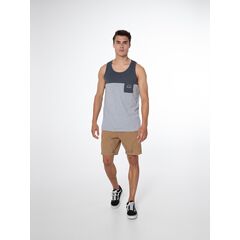 PROTEST Koszulka męska Protest PRTKADON niebieska, Kolor: szary, Rozmiar: M