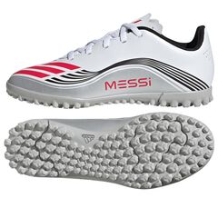 adidas Buty młodzieżowe F50 Messi Club Jr TF JP7453 białe, Kolor: biały, Rozmiar: 36