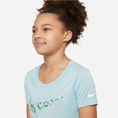 Nike T-Shirt dziewczęcy Dri-Fit girls DZ3583 442 błękitny, Kolor: niebieski, Rozmiar: M (137-147cm), 3 zdjęcie