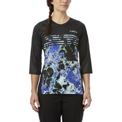 GIRO Koszulka damska ROUST 3/4 JERSEY krótki rękaw niebieski r. S