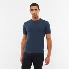 T-shirt męski VIKING Bamboo Harvi granatowy