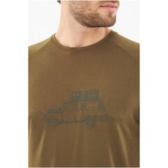 T-shirt męski VIKING Likelo Bamboo khaki, Kolor: khaki, Rozmiar: S, 3 zdjęcie