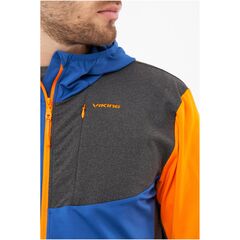 Bluza męska VIKING Tacoma Hoodie Man niebiesko-pomarańczowa