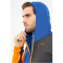 Bluza męska VIKING Tacoma Hoodie Man niebiesko-pomarańczowa