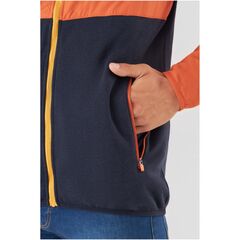 Kurtka męska VIKING Creek Hoodie Bamboo Man rozpinana z kapturem pomarańczowa