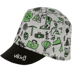 Czapka multifunkcyjna dziecięca VIKING Moko Jr biało zielona