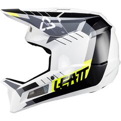 Kask rowerowy (full face) LEATT Helmet MTB Gravity 2.0 V24 biało-zielony, Rozmiar: S