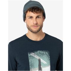 Czapka SUPER.NATURAL Merino Basic Beanie zielona, 3 zdjęcie