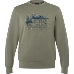Bluza męska SUPER.NATURAL M Lantree Crew zielona