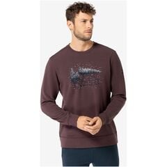 Bluza męska SUPER.NATURAL M Lantree Crew zielona, Kolor: fioletowy, Rozmiar: M