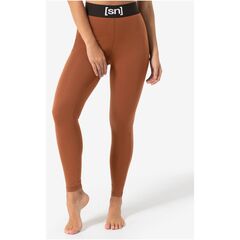 Legginsy termoaktywne damskie SUPER.NATURAL W Tundra 175 Tight brązowe, Kolor: brązowy, Rozmiar: S, 3 zdjęcie