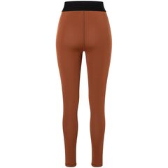 Legginsy termoaktywne damskie SUPER.NATURAL W Tundra 175 Tight brązowe, Kolor: brązowy, Rozmiar: S, 4 zdjęcie