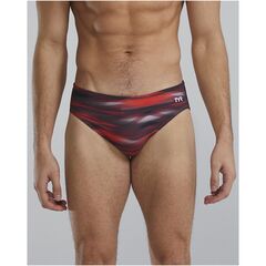 Kąpielówki męskie TYR TECHNOWV BRIEF czerwone, 2 zdjęcie