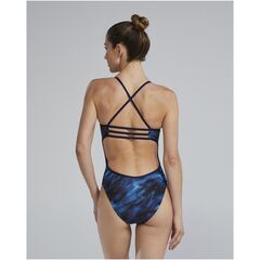 Strój pływacki damski TYR W TRNTYFIT SOREN niebieski, 2 zdjęcie