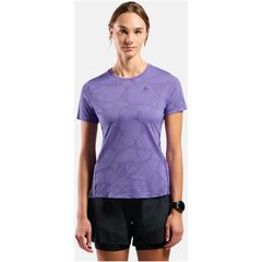 Koszulka damska Odlo ZEROWEIGHT ENGINEERED CHILL-TEC T-shirt crew neck s/s fioletowa, Kolor: fioletowy, Rozmiar: S
