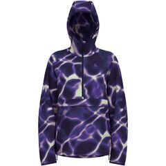 Kurtka damska Odlo ZEROWEIGHT PRINT Jacket fioletowa, Kolor: fioletowy, Rozmiar: S