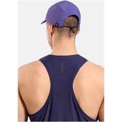 Czapka z daszkiem do biegania Odlo PERFORMANCE PRO Cap fioletowa, 5 zdjęcie