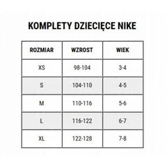 NIKE Komplet sportowy dla dzieci DRY Park Kit Set CD2244 010 czarny, Kolor: czarny, Rozmiar: L, 2 zdjęcie