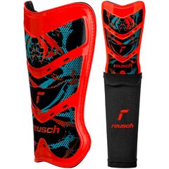Ochraniacze piszczeli REUSCH Shinguard Attrakt Supreme czerwone, Kolor: czerwony, Rozmiar: XXS