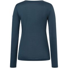 Koszulka z długim rękawem damska merino SUPER.NATURAL Gondola granatowa, Kolor: granatowy, Rozmiar: XS, 2 zdjęcie