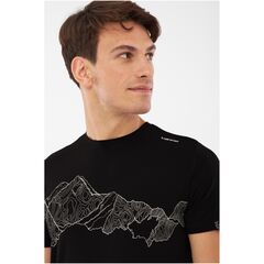 T-shirt męski VIKING Lenta Bamboo Light czarny, Kolor: czarny, Rozmiar: M, 3 zdjęcie