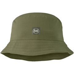 Czapka z daszkiem BUFF ADVENTURE BUCKET HAT SOLID TUNDRA KHAKI