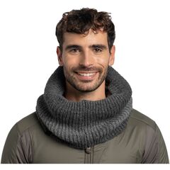 BANDANA BUFF KNITTED NECKWARMER DATMA GRAPHITE