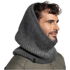 BANDANA BUFF KNITTED NECKWARMER DATMA GRAPHITE