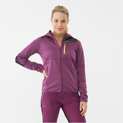 Bluza damska VIKING Yosemite Hoodie Lady rozpinana z kapturem fioletowa