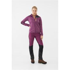Bluza damska VIKING Yosemite Hoodie Lady rozpinana z kapturem fioletowa