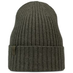 BUFF KNITTED BEANIE NORVAL BARK, Kolor: khaki, Rozmiar: one size