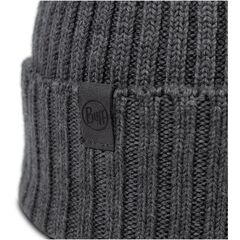 BUFF KNITTED BEANIE NORVAL GREY HEATHER, Kolor: szary, Rozmiar: one size, 2 zdjęcie
