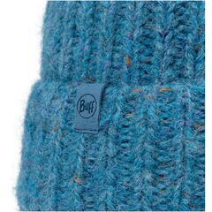 BUFF KNITTED & FLEECE BAND BEANIE EYLA LAKE BLUE, 2 zdjęcie