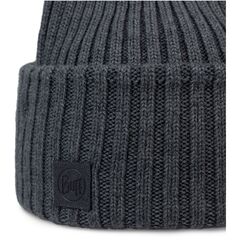 BUFF Czapka KNITTED BEANIE ERVINY GREY HEATHER, 2 zdjęcie