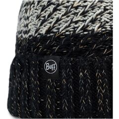 BUFF KNITTED & FLEECE BAND BEANIE AKNA BLACK, Kolor: czarny, Rozmiar: one size, 2 zdjęcie