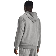 UNDER ARMOUR bluza dresowa męska rozpinana Rival Fleece FZ szara, Kolor: szary, Rozmiar: XXL, 4 zdjęcie