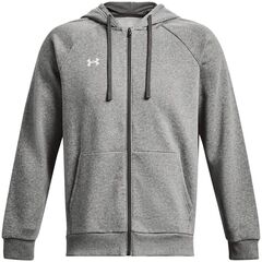 UNDER ARMOUR bluza dresowa męska rozpinana Rival Fleece FZ szara, Kolor: szary, Rozmiar: XL